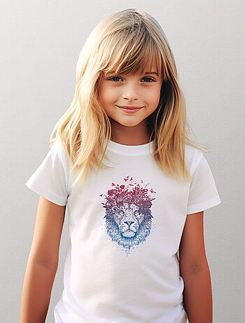 T-shirt bambino FLORAL LION