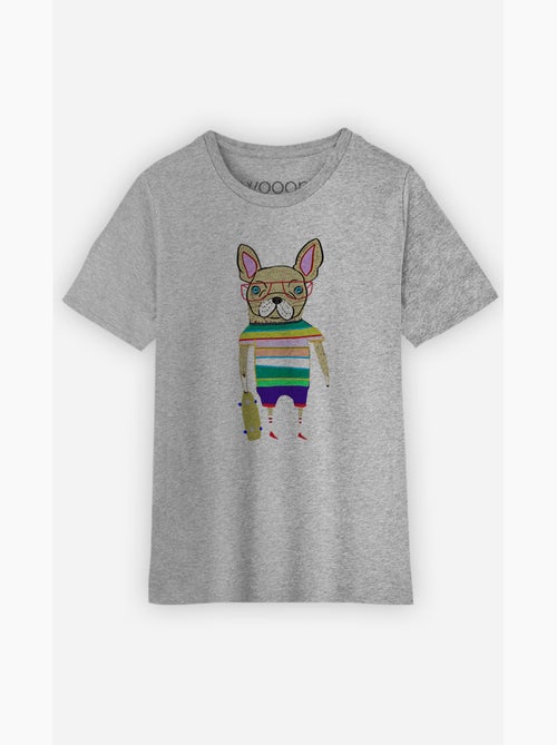 T-shirt bambino FRENCH BULLDOG SKATER - Kiabi