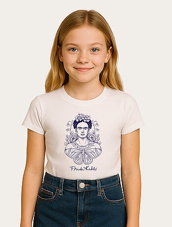 T-shirt bambino FRIDA KAHLO BUTTERFLY