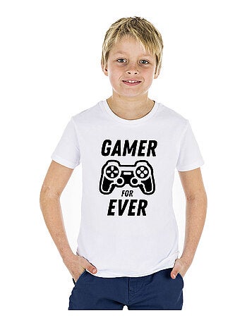 T-shirt bambino GAMER FOR EVER