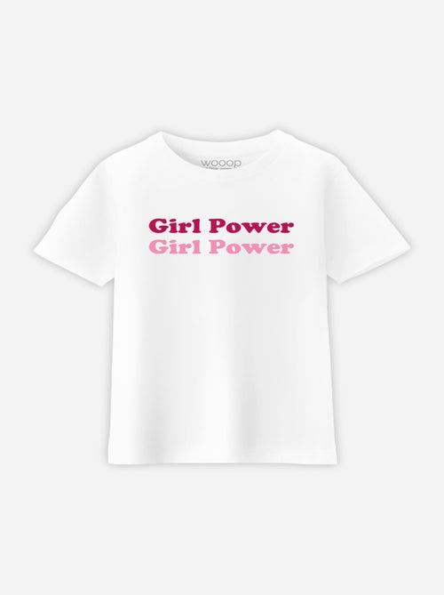 T-shirt bambino GIRL POWER - Kiabi