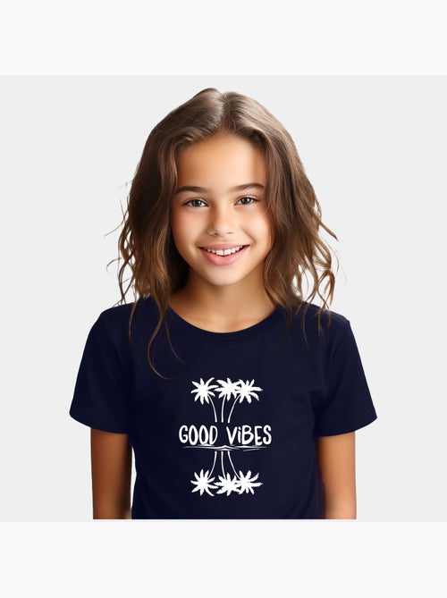 T-shirt bambino GOOD VIBES - Kiabi