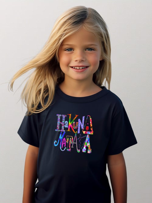 T-shirt bambino HAKUNA MATATA COLOR - Kiabi
