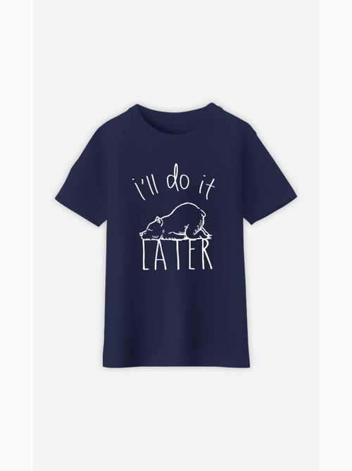 T-shirt bambino I'LL DO IT LATER - Kiabi