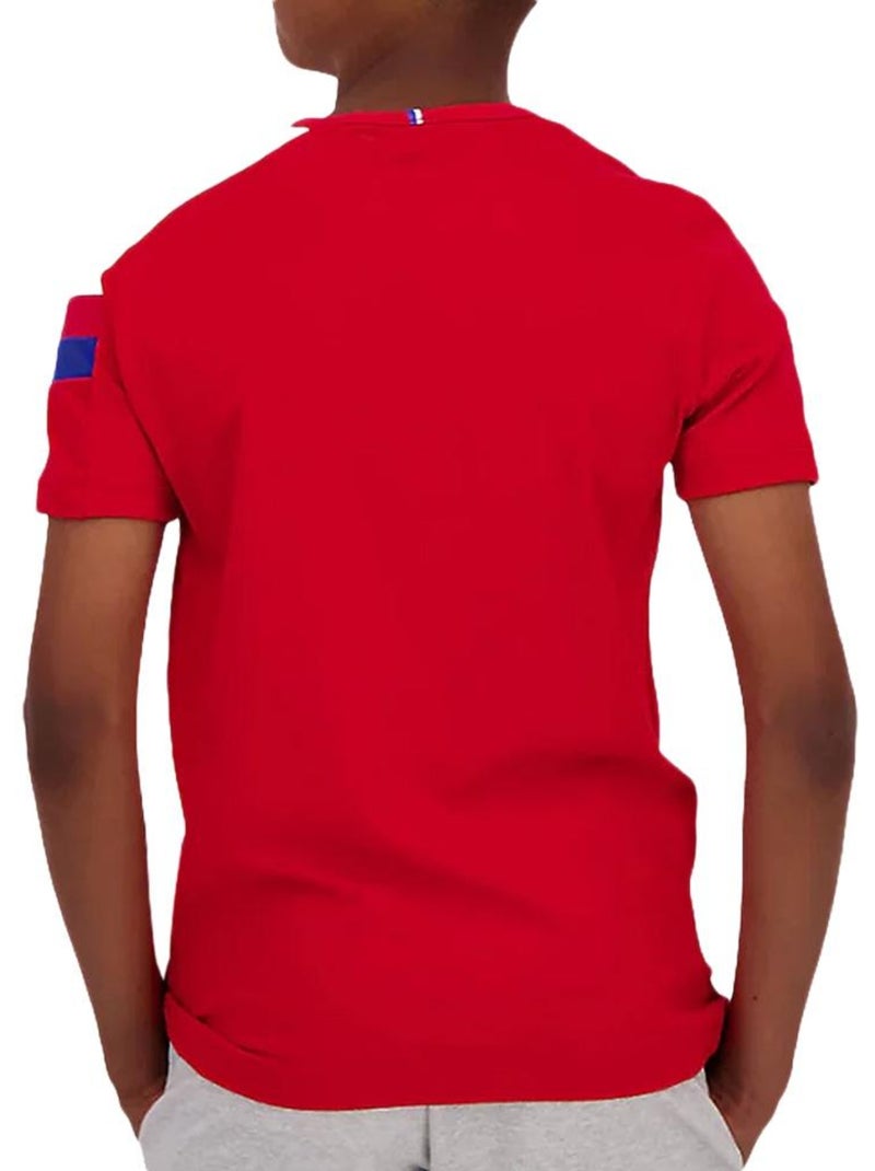 T-Shirt Bambino Le Coq Sportif per Ragazzo Rosso - Kiabi