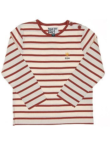 T-shirt Bambino Loris a Righe alla Marinara