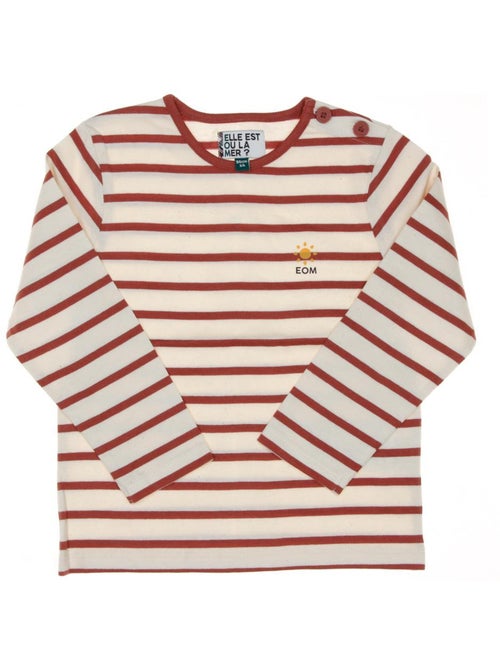 T-shirt Bambino Loris a Righe alla Marinara - Kiabi