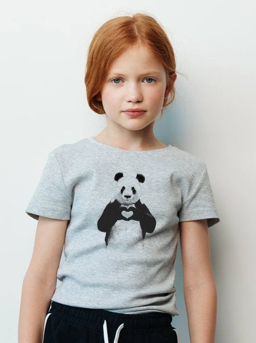 T-shirt bambino LOVE PANDA - Kiabi