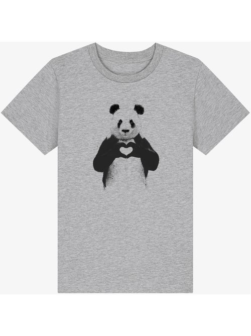 T-shirt bambino LOVE PANDA - Kiabi