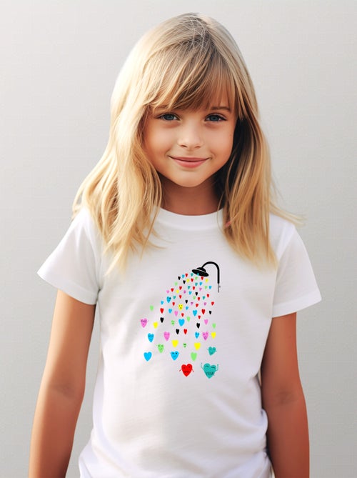 T-shirt bambino LOVE SHOWER - Kiabi