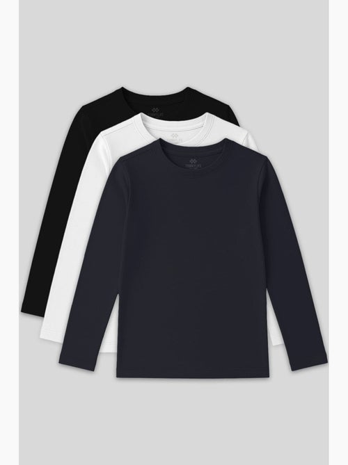 T-shirt bambino maniche lunghe girocollo tommy - Kiabi T-shirt bambino maniche lunghe girocollo tommy - Kiabi