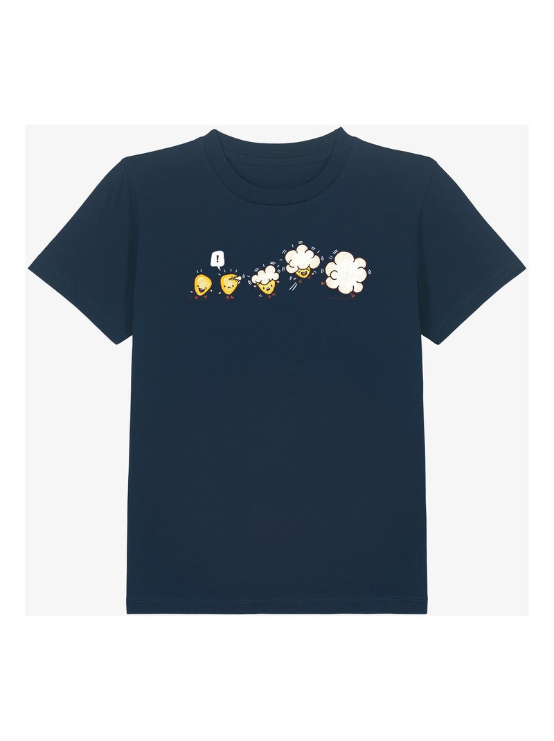 T-shirt bambino MICROWAVOLUTION Blu marino - Kiabi
