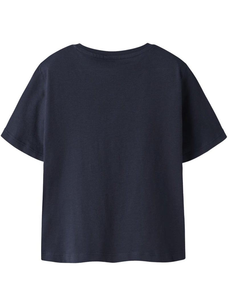 T-shirt Bambino Name It in Cotone Biologico Blu marino - Kiabi