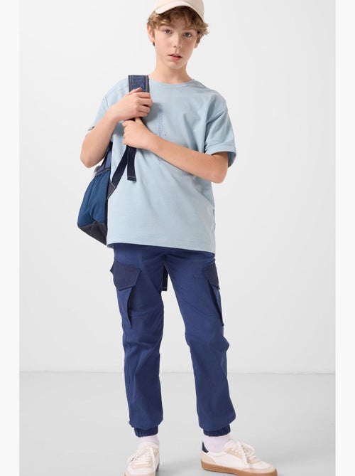 T-shirt bambino oversize con girocollo tommy - Kiabi T-shirt bambino oversize con girocollo tommy - Kiabi