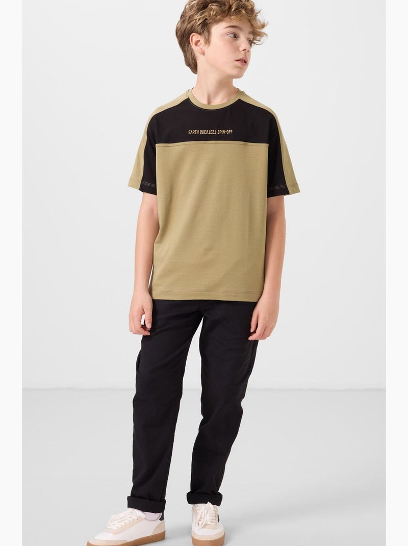 T-shirt bambino oversize girocollo tommy Nero Cachi - Kiabi
