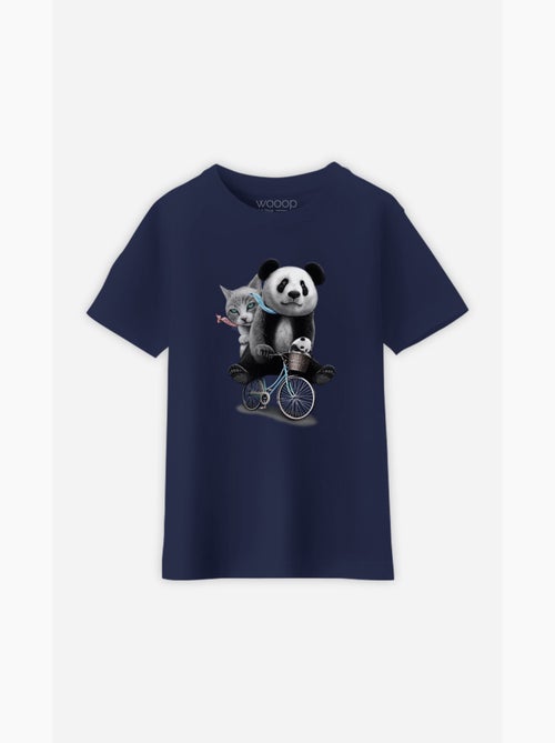 T-shirt bambino PANDA BICYCLE - Kiabi