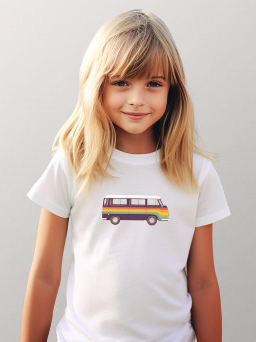 T-shirt bambino RAINBOW VAN - Kiabi