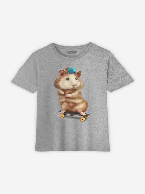 T-shirt bambino SKATEBOARD HAMSTER - Kiabi