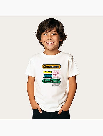 T-shirt bambino SKATEBOARD! MAGAZINE MORE STATIC