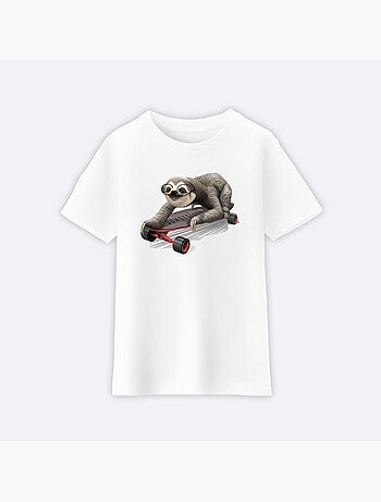 T-shirt bambino SKATEBOARD SLOTH