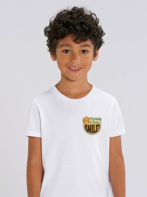 T-shirt bambino SMILE COEUR - Kiabi