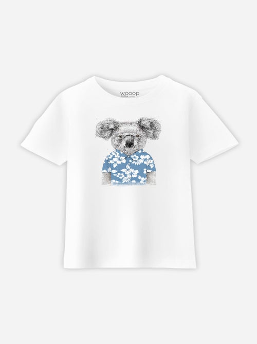 T-shirt bambino SUMMER KOALA BLUE - Kiabi