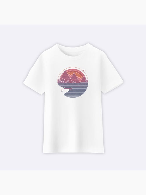 T-shirt bambino THE MOUNTAINS ARE CALLING - Kiabi