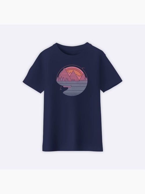 T-shirt bambino THE MOUNTAINS ARE CALLING - Kiabi