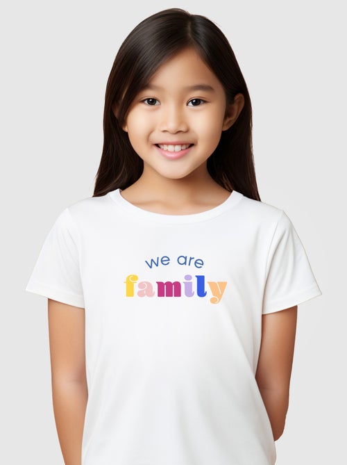 T-shirt bambino WE ARE FAMILY - Kiabi