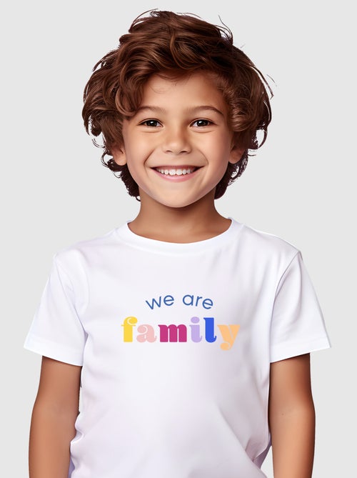 T-shirt bambino WE ARE FAMILY - Kiabi