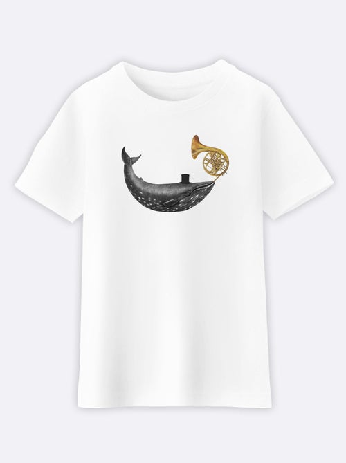 T-shirt bambino WHALE SONG - Kiabi