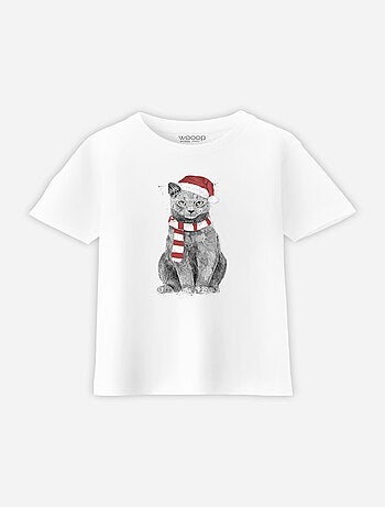 T-shirt bambino XMAS CAT