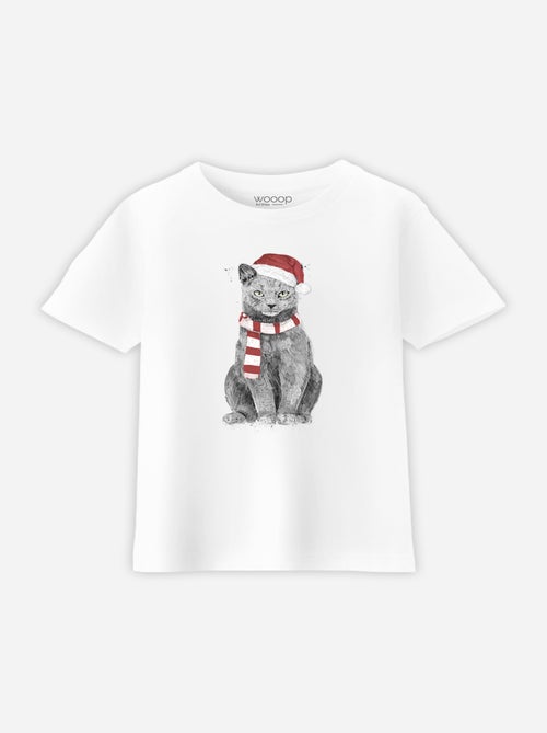 T-shirt bambino XMAS CAT - Kiabi