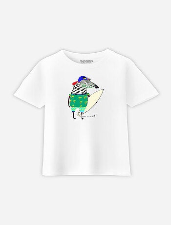 T-shirt bambino ZEBRA SURFER