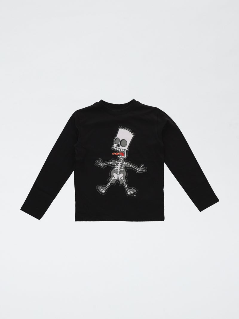 T-shirt 'Bart' Halloween Nero - Kiabi