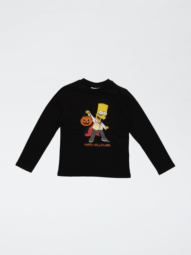T-shirt 'Bart' Halloween Nero - Kiabi