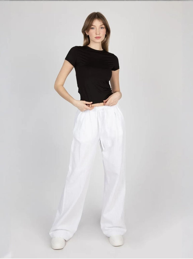 T-shirt basic a girocollo hiccup Nero - Kiabi