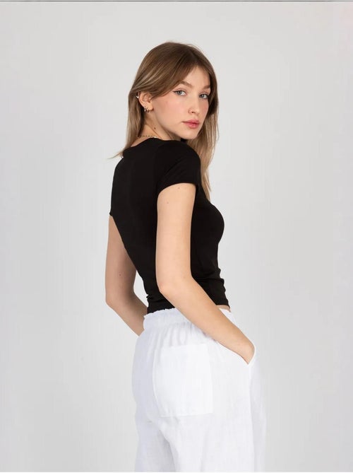T-shirt basic a girocollo - Kiabi T-shirt basic a girocollo - Kiabi