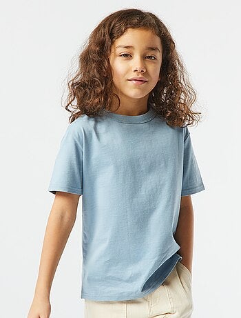 T-shirt basic a maniche corte con scollo tondo
