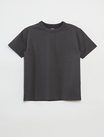 T-shirt basic a maniche corte con scollo tondo