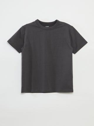 T-shirt basic a maniche corte con scollo tondo