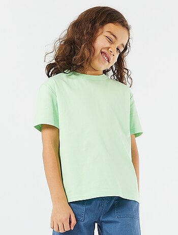 T-shirt basic a maniche corte con scollo tondo