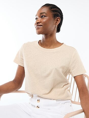 T-shirt basic a maniche corte e girocollo