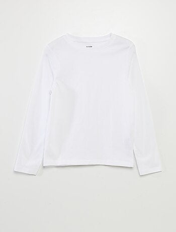 T-shirt basic a maniche lunghe