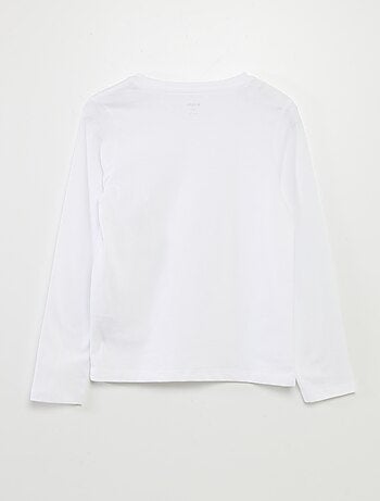 T-shirt basic a maniche lunghe