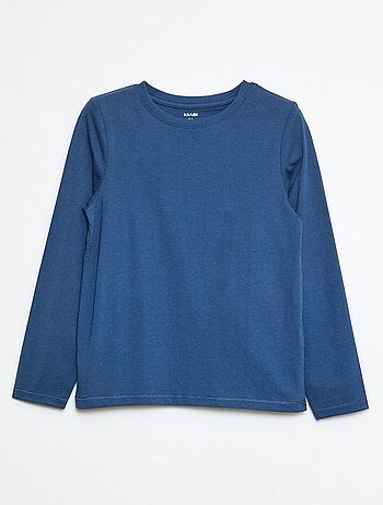 T-shirt basic a maniche lunghe