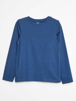 T-shirt basic a maniche lunghe