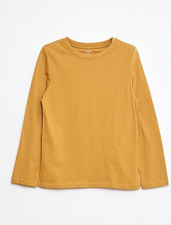 T-shirt basic a maniche lunghe