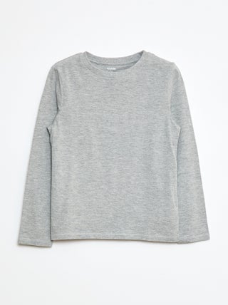 T-shirt basic a maniche lunghe