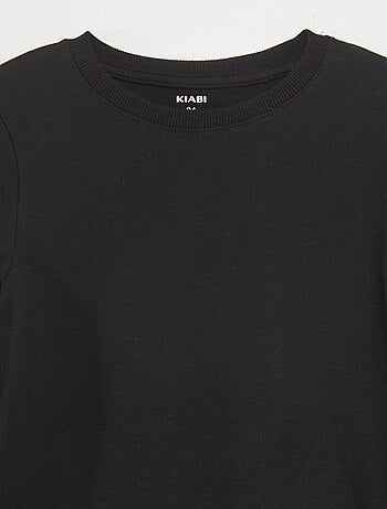 T-shirt basic a maniche lunghe